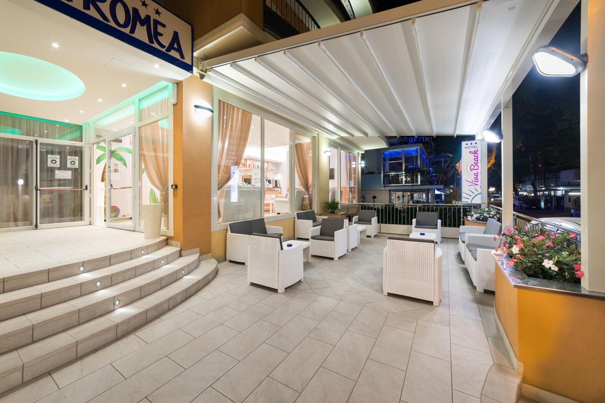 Viva Beach Hotel Rimini Ngoại thất bức ảnh